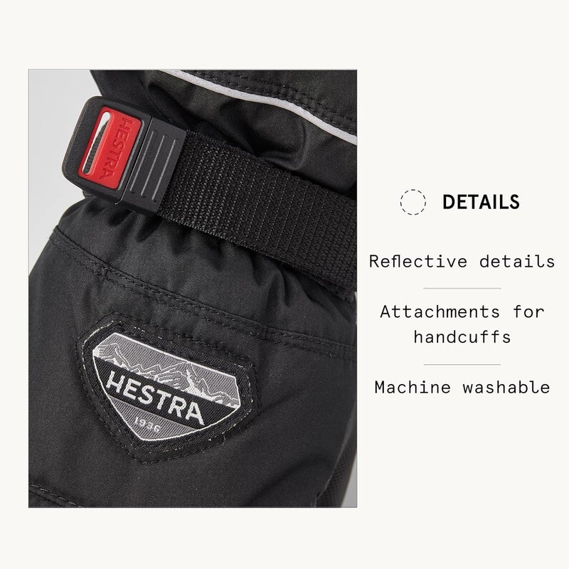 Hestra CZone Junior Mitt (Youth 2-13yrs) I Waterproof, Insulated Kids Mitten for Skiing, Snowboarding or Playing in The Snow - Image 4